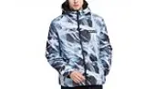 Caterpillar Allover Print Outdoor Jacket Blue Men - Jackets Caterpillar - Blue - 2310649-BLU-L - Size: L