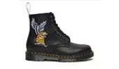 Dr. Martens 1460 Souvenir Embroidered Leather Boots Men - Shoes Dr. Martens - Black - DM26929001-4 - Size: 4