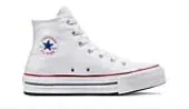 Converse Chuck Taylor All Star Lift Platform Canvas High Top Big Kids Unisex - Sneakers Converse - White - 272856C-3.5 - Size: 3.5