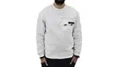 Caterpillar Multipocket Roundeck Hoodie Men - Hoodies and Sweatshirts Caterpillar - White - 2910520-WIT-L - Size: L