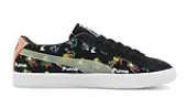 Puma Suede VTG Printed  Men - Sneakers Puma - Black - 384253_01-4.5 - Size: 4.5