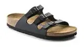 Birkenstock Florida BS Black Narrow Fit Women - Sandals Birkenstock - Black - 53013-7 - Size: 7