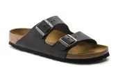 Birkenstock Arizona NU Oiled Black Regular Fit Unisex - Sandals Birkenstock - Black - 552111-10.5 - Size: 10.5