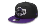 New Era LA Lakers Infill Black 9FIFTY Snapback Cap Unisex - Headwear New Era - Black - 60434985-S/M - Size: S/M