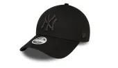 New Era New York Yankees Metallic Logo Black 9FORTY Adjustable Cap Unisex - Headwear New Era - Black - 60435260-One-size - Size: One size