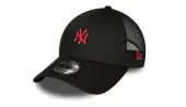 New Era New York Yankees Home Field Black 9FORTY Trucker Cap Unisex - Headwear New Era - Black - 60435268-One-size - Size: One size