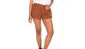 IrieDaily Civic Short Women - Shorts IrieDaily - Brown - 7676191-516-XS - Size: XS