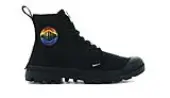 Palladium Pampa Smiley Pride Men - Shoes Palladium - Black - 76879-008-M-10.5 - Size: 10.5