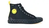Palladium Palla Ace Smiley Mid Men - Shoes Palladium - Black - 77177-008-M-5.5 - Size: 5.5