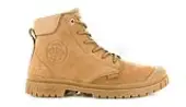 Palladium SP20 Cuff Leather Waterproof Men - Shoes Palladium - Brown - 77891-257-M-6 - Size: 6