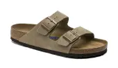 Birkenstock Arizona SFB VL Taupe Regular Fit Women - Sandals Birkenstock - Brown - 951301-4.5 - Size: 4.5