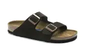 Birkenstock Arizona SFB VL Mocha Narrow Fit Unisex - Sandals Birkenstock - Black - 951313-7.5 - Size: 7.5