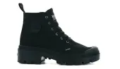 Palladium Pallabase Twill Women - Shoes Palladium - Black - 96907-008-M-5.5 - Size: 5.5