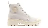 Palladium Pallabase Twill Women - Shoes Palladium - White - 96907-055-M-6.5 - Size: 6.5