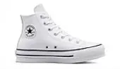 Converse Chuck Taylor All Star Eva Lift Platform Leather High Top Women - Sneakers Converse - White - A02486C-4.5 - Size: 4.5