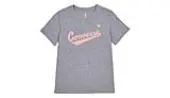 Converse Center Front Nova Classic Tee Women - T-shirts Converse - Grey - 10021940-A06-S - Size: S