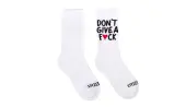 IrieDaily Give A Sock White Unisex - Socks IrieDaily - White - A94B981-710-XL - Size: XL