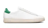 Clae Bradley California White Leather Pine Green Men - Sneakers Clae - White - CL22ABR01-6.5 - Size: 6.5