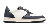 Clae Malone Navy Leather Off-White Men - Sneakers Clae - White - CL23AMA04-8 - Size: 8