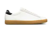Clae Bradley White Black Light Gum Men - Sneakers Clae - White - CL24ABR03-WBLG-9 - Size: 9