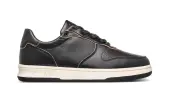 Clae Malone Black Leather Raw Edge Men - Sneakers Clae - Black - CL24AMA03-BRE-8.5 - Size: 8.5