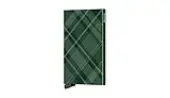Secrid Cardprotector Laser Tartan Green Unisex - Wallet Secrid - Green - CLa-Tartan-Green-One-size - Size: One size