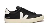 Veja CAMPO CHROMEFREE LEATHER Black White Women - Sneakers Veja - Black - CP0501215A-7 - Size: 7