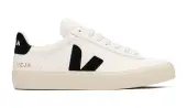 Veja Campo Chromefree Leather White Black  Men - Sneakers Veja - White - CP0501537B-9.5 - Size: 9.5