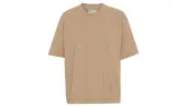 Colorful Standard Oversized Organic T-Shirt Desert Khaki Men - T-shirts Colorful Standard - Light Brown - CS2056-DK-S - Size: S