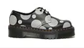 Dr. Martens 1461 Polka Dot Smooth Leather Platform Women - Shoes Dr. Martens - Black - DM26879009-3 - Size: 3