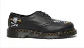 Dr. Martens 1461 Souvenir Embroidered Leather Men - Shoes Dr. Martens - Black - DM26932001-4 - Size: 4