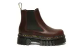 Dr. Martens Audrick Leather Platfrom Chelsea Boots Brando Women - Shoes Dr. Martens - burgundy - DM27820211-8 - Size: 8