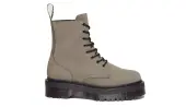 Dr. Martens Jadon Milled Nubuck Platform Boots Women - Shoes Dr. Martens - Grey - DM31296059-6 - Size: 6
