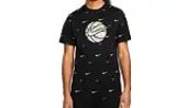 Nike Swoosh Ball T-shirt Men - T-shirts Nike - Black - DO2250-010-M - Size: M