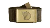 Fjällräven Canvas Bras Belt Dark Olive Unisex - Belt Fjällräven - Green - F77297-633-One-size - Size: One size