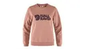 Fjällräven Logo Sweater W Dusty Rose - Port Women - Hoodies and Sweatshirts Fjällräven - Pink - F84143-300-357-L - Size: L