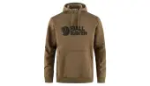 Fjällräven Logo Hoodie M Wood Brown Men - Hoodies and Sweatshirts Fjällräven - Brown - F84144-265-S - Size: S