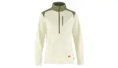 Fjällräven Vardag Lite Fleece W Chalk White Light Olive Women - Hoodies and Sweatshirts Fjällräven - White - F84785-113-622-XS - Size: XS