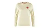 Fjällräven 1960 Logo Badge Sweater W Women - Hoodies and Sweatshirts Fjällräven - White - F87230-113-M - Size: M