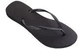 Havaianas Slim Black Unisex - Flip Flop Havaianas - Black - H4000030-0090-41/42 - Size: BRA-41/42