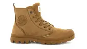 Palladium Boots Pampa HI Zip Nubuck Amber Gold Women - Shoes Palladium - Brown - 96440-717-M-4.5 - Size: 4.5