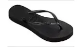 Havaianas Slim Flatform Women - Flip Flop Havaianas - Black - H4144537-0090-BRA-39/40 - Size: BRA-39/40