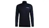 adidas Terrex Multi Half-zip Men - T-shirts adidas Performance - Black - H53391-S - Size: S