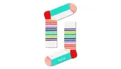 Happy Socks Half Stripe Sock Unisex - Socks Happy Socks - Multicolor - HAS01-1301-7.5-11.5 - Size: 7.5-11.5