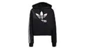 adidas Adicolor Split Trefoil Hoodie Women - Hoodies and Sweatshirts adidas Originals - Black - HC7050-36 - Size: 36