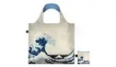Loqi Katsushika Hokusai - The Great Wave, 1831 Recycled Bag Unisex - Backpacks and Bags LOQI - White - HO.WA.R-One-size - Size: One size