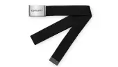 Carhartt WIP Clip Belt Chrome - Black Unisex - Belt Carhartt WIP - Black - I019176_89_XX-One-size - Size: One size