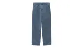 Carhartt WIP Single Knee Pant Stone Blue Men - Pants Carhartt WIP - Blue - I026463_0WA_FH-33-32 - Size: 33-32