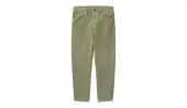 Carhartt WIP Newel Kiwi (Worn Washed) Men - Pants Carhartt WIP - Green - I029148_1D0_WD-34 - Size: 34