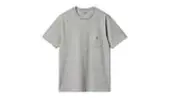 Carhartt WIP S/S Pocket T-Shirt Grey Heather Men - T-shirts Carhartt WIP - Grey - I030434_V6_XX-XL - Size: XL